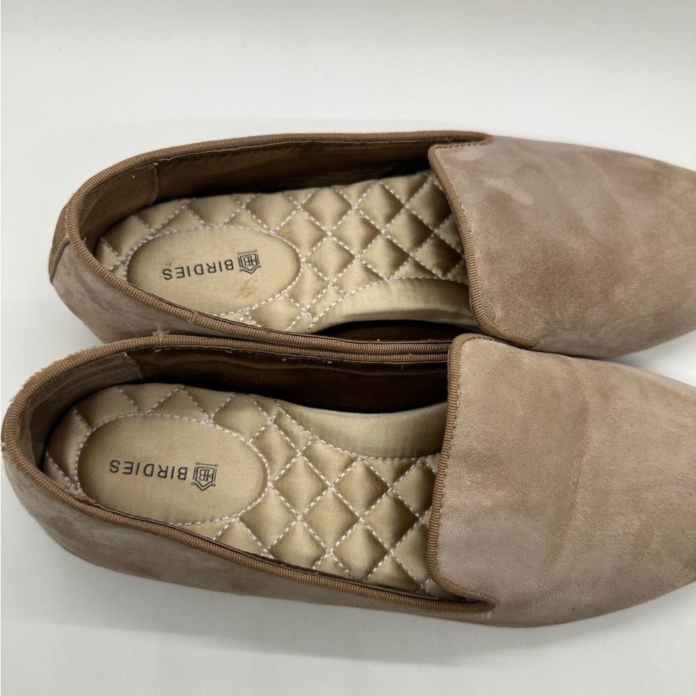 Birdies The Starling Latte Suede Slip on Flats Size 7.5 - Picture 3 of 13